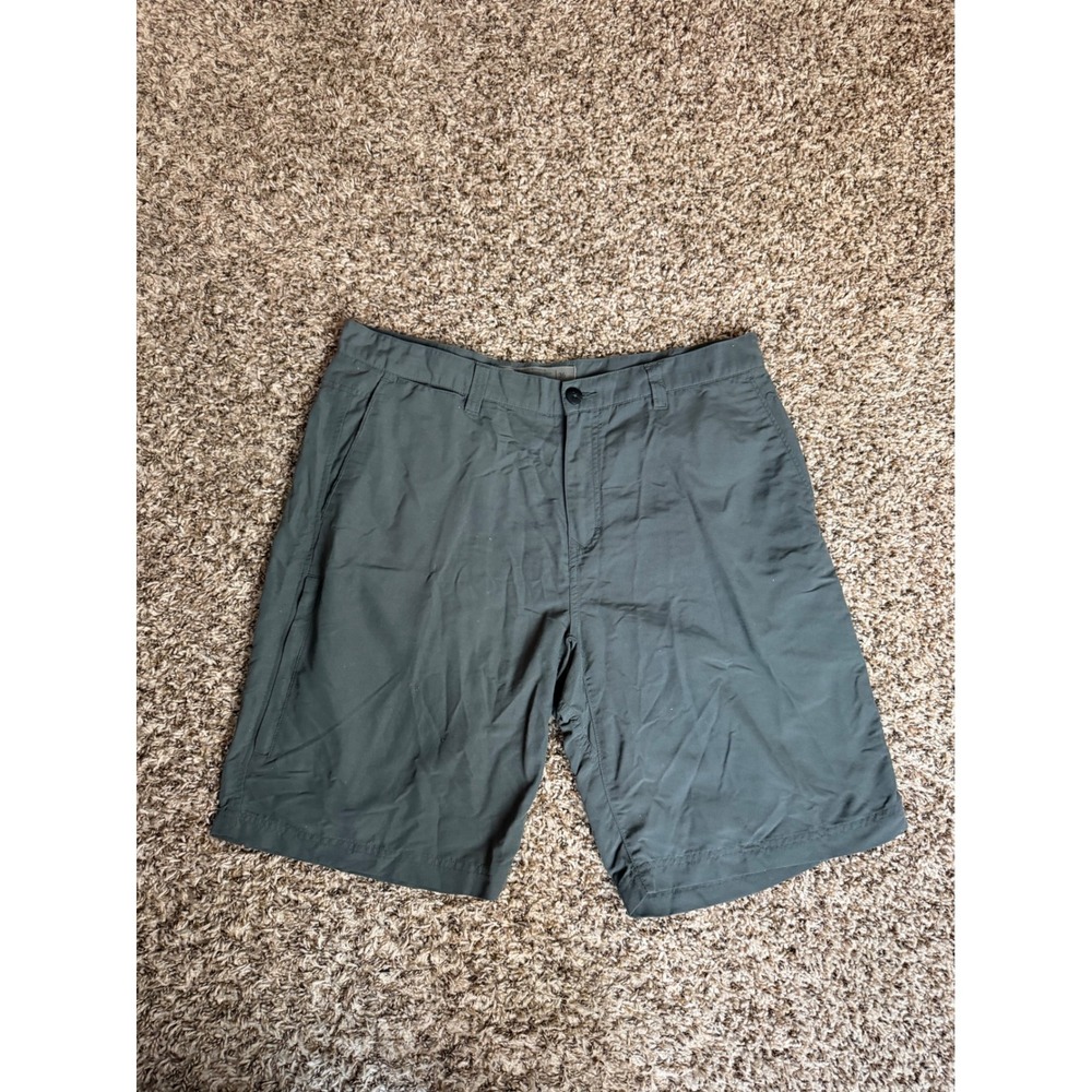 REI Co-op Sahara Mens Grey Nylon Hiking Shorts Size 36 Quick Dry Outdoor